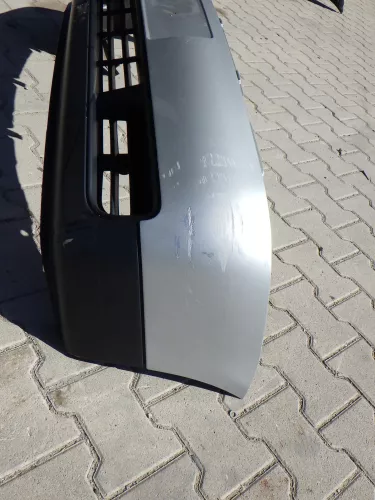VW Lupo Stoßstange vorne Frontstoßstange Stoßfänger silber grau LR7X (123112)