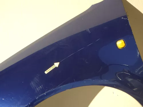 Audi A3 8L Kotflügel vorne links blau LZ5K (bis ca. MItte 1999 passend) (123123)