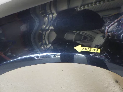 VW Passat 3B Kotflügel vorne links schwarz LC9Z metallic met (123161)