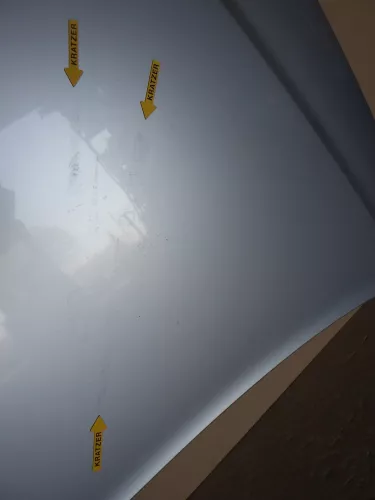 Audi A3 8L Motorhaube Frontklappe Haube silber LY7M Facelift (123163)