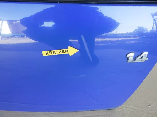 VW Golf 4 Limousine Heckklappe Kofferraumklappe Klappe hinten blau LW5Z jazzblue (123176)