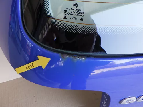 VW Golf 4 Limousine Heckklappe Kofferraumklappe Klappe hinten blau LW5Z jazzblue (123176)