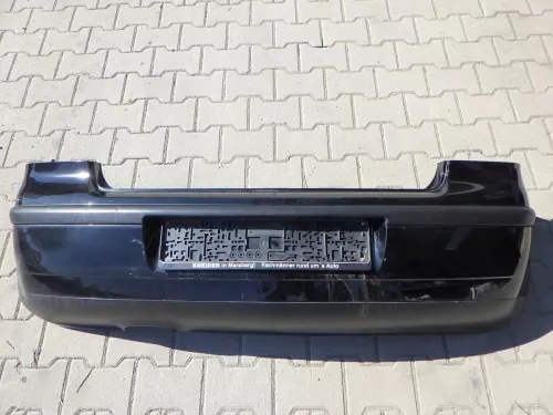VW Polo 9N 9N3 Stoßstange Heckstoßstange hinten schwarz L041 uni