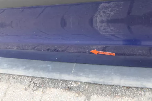 VW Polo 9N 9N3 Tür vorne rechts Beifahrertür 4/5-Türer blau LB5N indigoblau (123230)