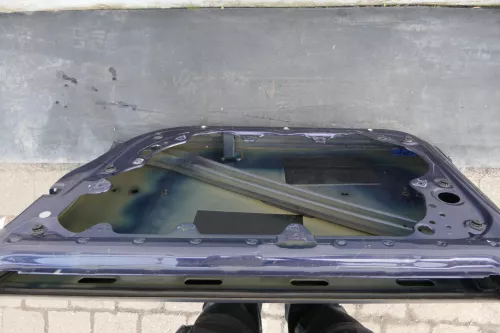 VW Polo 9N 9N3 Tür vorne rechts Beifahrertür 4/5-Türer blau LB5N indigoblau (123230)