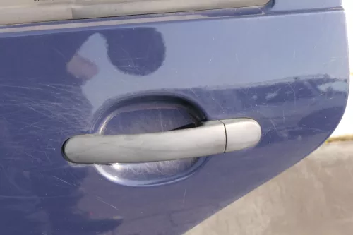 VW Golf 4 Bora Tür hinten links nur Kombi / Variant blau LA5G Perlblau (123238)