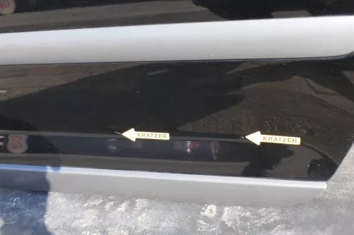 VW Golf Plus 5M1 Tür hinten links schwarz LC9Z komplett (123239)