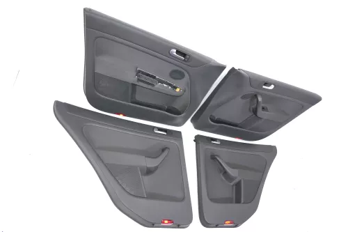 VW Golf Plus 5M 4x Türverkleidung Verkleidung Tür vorn hinten links anthrazit sc (123302)