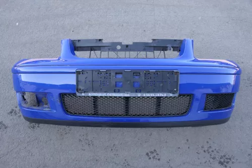 VW Polo 6N2 Stoßstange vorne Frontstoßstange Stoßfänger blau LA5C