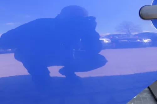 VW Golf 4 Bora Tür hinten links nur Kombi / Variant blau LA5C (123354)