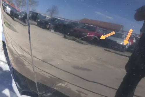 VW Golf 4 Motorhaube Haube Klappe vorne schwarz L041 uni (123359)