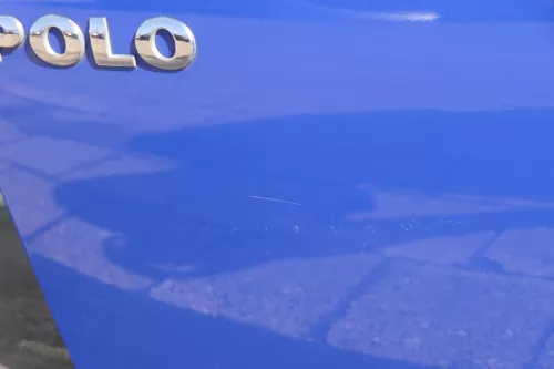 VW Polo 6N2 Heckklappe Klappe hinten Kofferraumklappe blau LA5C - ohne Anbauteil (123365)