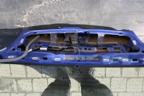 VW Polo 6N2 Heckklappe Klappe hinten Kofferraumklappe blau LA5C - ohne Anbauteil (123365)