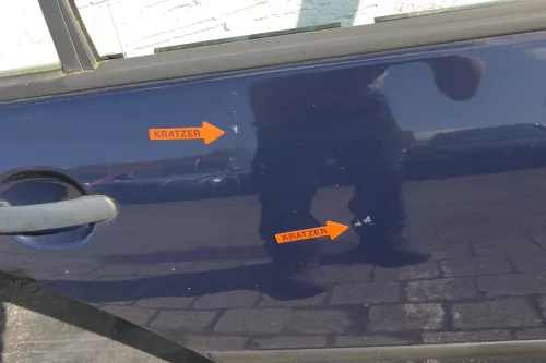 VW Golf 4 Bora Tür hinten rechts nur Kombi / Variant blau LA5G perlblau (123369)