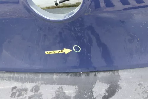 VW Golf 5 V Heckklappe hinten Kofferraumklappe mit Scheibe blau LA5G (123370)