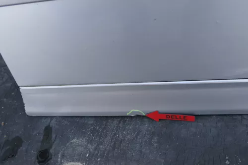 Audi A4 B6 8E nur Türblatt Tür vorne rechts Beifahrertür silber LY7W Kombi+Limo (123373)