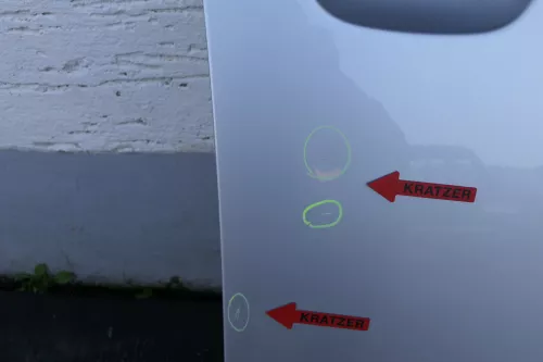 Audi A4 B6 8E nur Türblatt Tür vorne rechts Beifahrertür silber LY7W Kombi+Limo (123373)