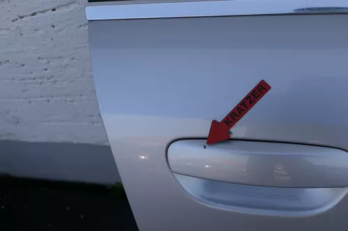 Audi A4 B6 8E nur Türblatt Tür vorne rechts Beifahrertür silber LY7W Kombi+Limo (123373)