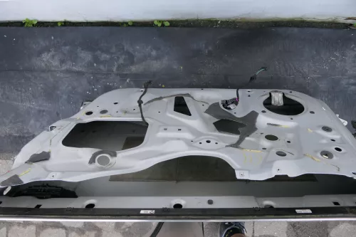 Audi A4 B6 8E nur Türblatt Tür vorne rechts Beifahrertür silber LY7W Kombi+Limo (123373)