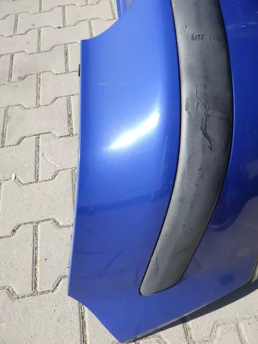 VW Golf 4 Limousine Stoßstange hinten Heckstoßstange Stoßfänger BLAU LW5Z (123413)