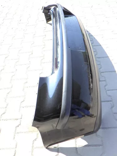 VW Polo 9N 9N3 Stoßstange Heckstoßstange hinten schwarz LC9Z metallic (123414)