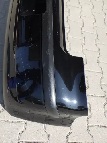 VW Polo 9N 9N3 Stoßstange Heckstoßstange hinten schwarz LC9Z metallic (123414)