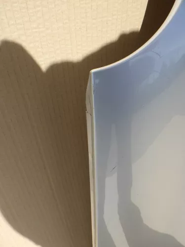 VW Polo 9N Motorhaube Klappe vorne silber grau LA7W bis ca. Bj. 2004 (123435)