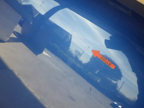 VW Golf 4 Motorhaube Haube Klappe vorne blau LA5W (123437)