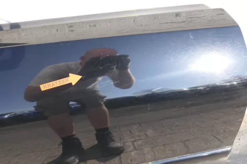 Audi A4 B5 Tür vorne rechts schwarz LY9B (Leiste+Griff beachten) Facelift (123471)