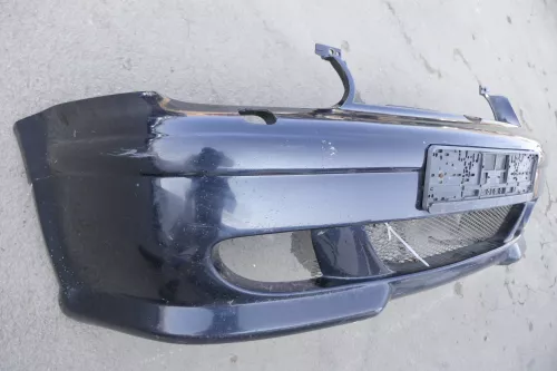 VW Golf 4 Stoßstange vorne Stoßfänger vorn vorne blau LC5M Sport Tuning Lippe An (123486)