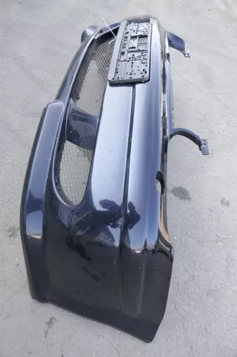 VW Golf 4 Stoßstange vorne Stoßfänger vorn vorne blau LC5M Sport Tuning Lippe An (123486)