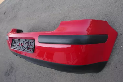 VW Golf 4 Limousine Stoßstange hinten Heckstoßstange Stoßfänger rot LP3G (123492)
