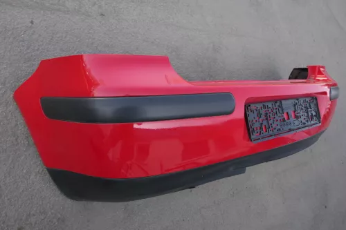 VW Golf 4 Limousine Stoßstange hinten Heckstoßstange Stoßfänger rot LP3G (123492)
