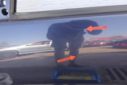 VW Polo Variant Kombi 6Kv oder Caddy 9Kv Tür vorne links blau LN5Y (123494)