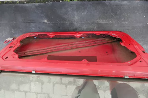 VW Golf 4 Tür vorne links Fahrertür 2/3-Türer rot LP3G (123496)