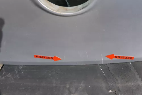 VW Golf 5 V Heckklappe hinten Kofferraumklappe mit Scheibe silber LA7W reflex (123504)