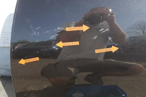 Seat Ibiza 6L Tür 4/5-Türer hinten links schwarz LC9Z (123508)