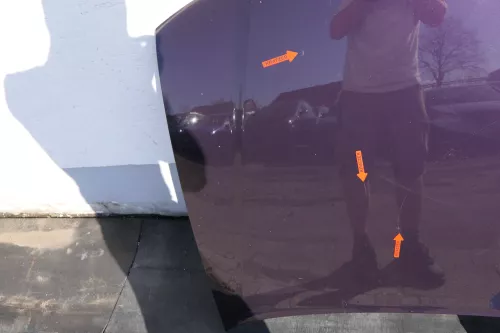 Audi A3 8L Motorhaube Frontklappe Haube lila rot LZ3W Facelift (123511)