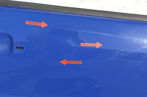 VW Polo 6N 6N2 Tür vorne rechts Beifahrertür 2/3-Türer blau LA5C (123515)