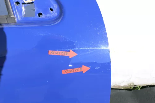 VW Polo 6N 6N2 Tür vorne rechts Beifahrertür 2/3-Türer blau LA5C (123515)