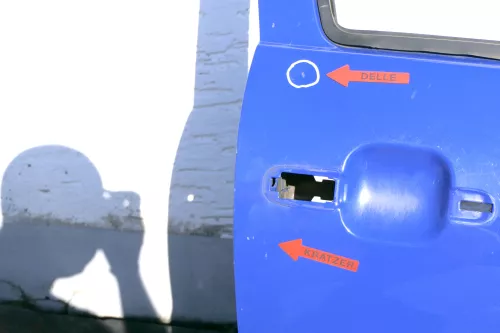 VW Polo 6N 6N2 Tür vorne rechts Beifahrertür 2/3-Türer blau LA5C (123515)