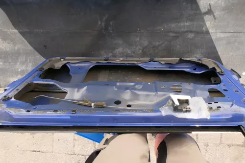 VW Polo 6N 6N2 Tür vorne rechts Beifahrertür 2/3-Türer blau LA5C (123515)