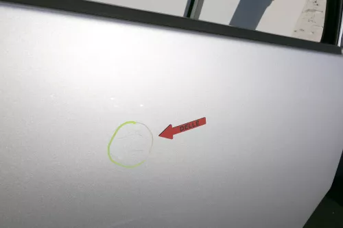 VW New Beetle 1C 9C Tür vorne rechts Beifahrertür silber LA7W - OHNE Anbauteile (123519)