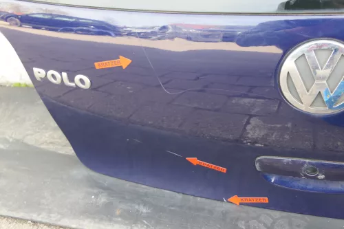 VW Polo 9N3 9N Heckklappe Kofferraumklappe Klappe blau LB5N indigoblau (123530)