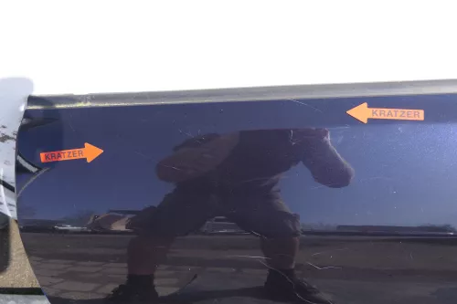 Audi A4 B5 Tür hinten links blau LZ5L (Leiste+Griff beachten) Facelift (123550)