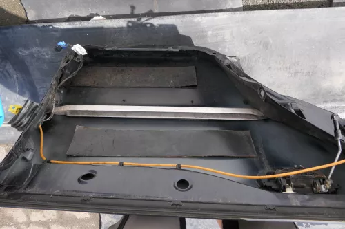 Audi A4 B5 Tür hinten links blau LZ5L (Leiste+Griff beachten) Facelift (123550)