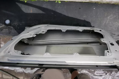 VW Passat 3B 3BG Kombi Limo Tür vorne rechts Beifahrertür grau silber LB7Z satin (123551)