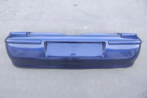 VW Polo 6N2 Stoßstange hinten Heckstoßstange Stoßfänger blau LB5N indigoblau