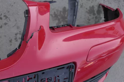 Seat Ibiza 6L Stoßstange Frontstoßstange vorne rot LS3H bis ca. Anfang 2006 Bast (123563)