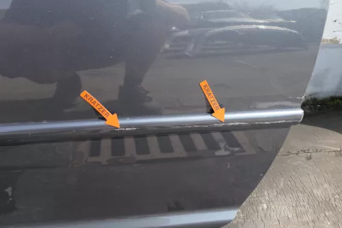 VW Golf 4 Tür vorne links Fahrertür 2/3-Türer grau LC7V (123591)